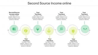 Second source income online ppt powerpoint presentation slides smartart cpb