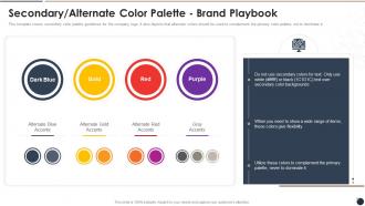 Secondary Alternate Color Palette Brand Playbook Ppt Ideas Picture