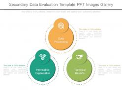 Secondary data evaluation template ppt images gallery