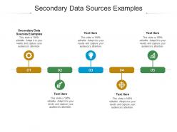 Secondary data sources examples ppt powerpoint presentation summary slideshow cpb