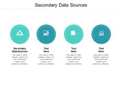 Secondary data sources ppt powerpoint presentation summary deck cpb