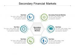 Secondary financial markets ppt powerpoint presentation background images cpb