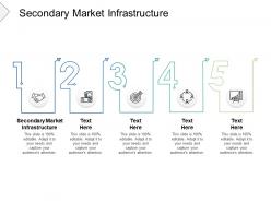 Secondary market infrastructure ppt powerpoint presentation styles demonstration cpb
