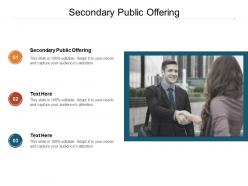 Secondary public offering ppt powerpoint presentation layouts rules cpb