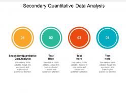 Secondary quantitative data analysis ppt powerpoint presentation show styles cpb