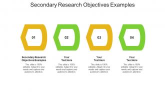 Secondary research objectives examples ppt powerpoint presentation show samples cpb