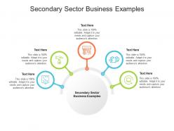 Secondary sector business examples ppt powerpoint presentation ideas background cpb