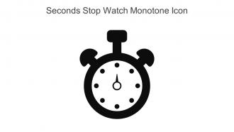 Seconds Stop Watch Monotone Icon In Powerpoint Pptx Png And Editable Eps Format