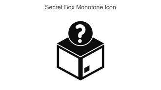 Secret Box Monotone Icon In Powerpoint Pptx Png And Editable Eps Format