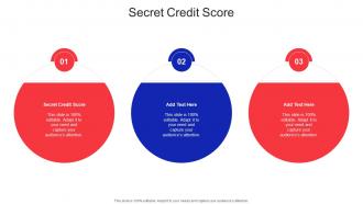 Secret Credit Score In Powerpoint And Google Slides Cpb