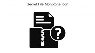 Secret File Monotone Icon In Powerpoint Pptx Png And Editable Eps Format