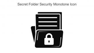Secret Folder Security Monotone Icon In Powerpoint Pptx Png And Editable Eps Format