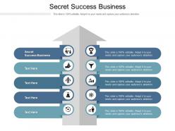 Secret success business ppt powerpoint presentation layouts template cpb