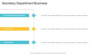 Secretary Department Business In Powerpoint And Google Slides Cpb