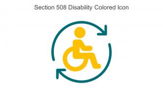 Section 508 Disability Colored Icon In Powerpoint Pptx Png And Editable Eps Format