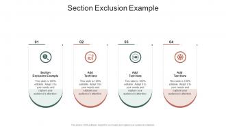Section Exclusion Example In Powerpoint And Google Slides Cpb