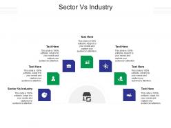 Sector vs industry ppt powerpoint presentation ideas examples cpb