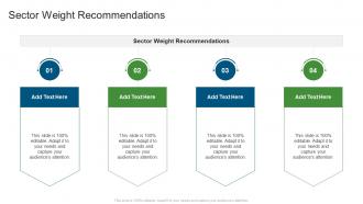 Sector Weight Recommendations In Powerpoint And Google Slides Cpb