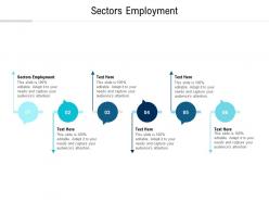 Sectors employment ppt powerpoint presentation slides designs cpb