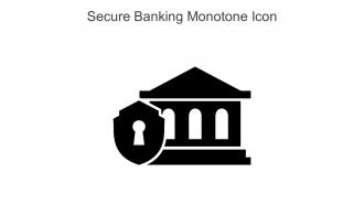 Secure Banking Monotone Icon In Powerpoint Pptx Png And Editable Eps Format