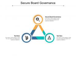 Secure board governance ppt powerpoint presentation slides graphics download cpb