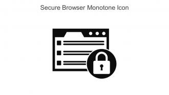 Secure Browser Monotone Icon In Powerpoint Pptx Png And Editable Eps Format
