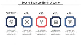 Secure business email website ppt powerpoint presentation inspiration objects cpb