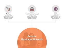 Secure business network ppt powerpoint presentation portfolio graphic images cpb
