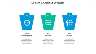 Secure checkout website ppt powerpoint presentation show templates cpb