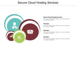 Secure cloud hosting services ppt powerpoint presentation professional portrait cpb