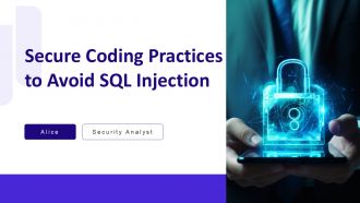 Secure Coding Practices To Avoid SQL Injection PPT Slides AT