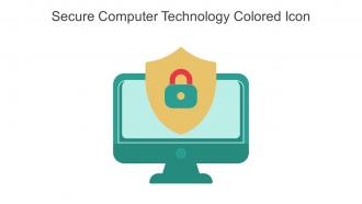 Secure Computer Technology Colored Icon In Powerpoint Pptx Png And Editable Eps Format