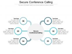 Secure conference calling ppt powerpoint presentation portfolio graphic tips cpb