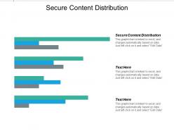 Secure content distribution ppt powerpoint presentation infographics deck cpb