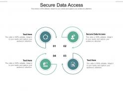 Secure data access ppt powerpoint presentation layouts diagrams cpb
