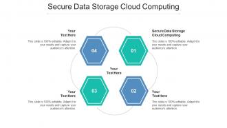 Secure data storage cloud computings ppt powerpoint presentation example cpb