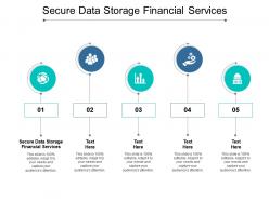 Secure data storage financial services ppt powerpoint presentationmodel brochure cpb
