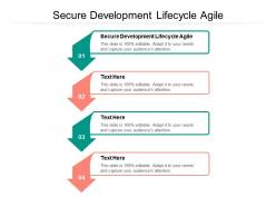 Secure development lifecycle agile ppt powerpoint presentation infographic template model cpb