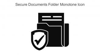Secure Documents Folder Monotone Icon In Powerpoint Pptx Png And Editable Eps Format