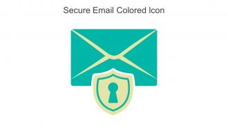 Secure Email Colored Icon In Powerpoint Pptx Png And Editable Eps Format