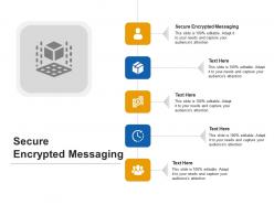 Secure encrypted messaging ppt powerpoint presentation ideas grid cpb