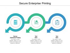 Secure enterprise printing ppt powerpoint presentation summary structure cpb
