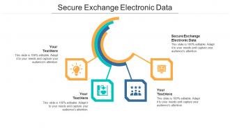 Secure exchange electronic data ppt powerpoint presentation ideas gridlines cpb