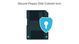 Secure Floppy Disk Colored Icon In Powerpoint Pptx Png And Editable Eps Format