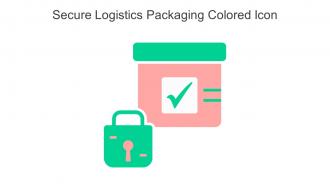 Secure Logistics Packaging Colored Icon In Powerpoint Pptx Png And Editable Eps Format