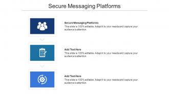 Secure Messaging Platforms Ppt Powerpoint Presentation Model Format Cpb