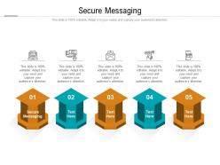 Secure messaging ppt powerpoint presentation model example cpb