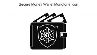 Secure Money Wallet Monotone Icon In Powerpoint Pptx Png And Editable Eps Format