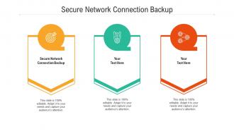 Secure network connection backup ppt powerpoint presentation layouts brochure cpb