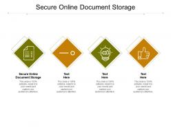 Secure online document storage ppt powerpoint presentation ideas graphics cpb